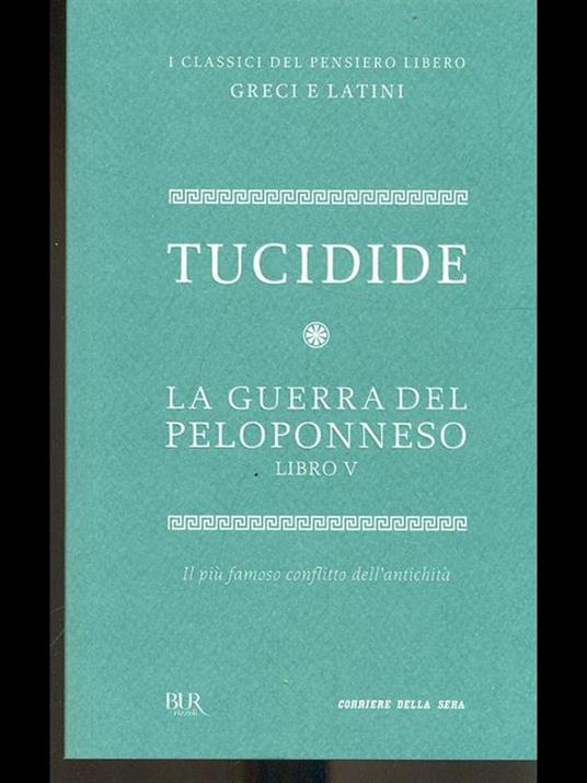 La guerra del Peloponneso Libro V - Tucidide - 3