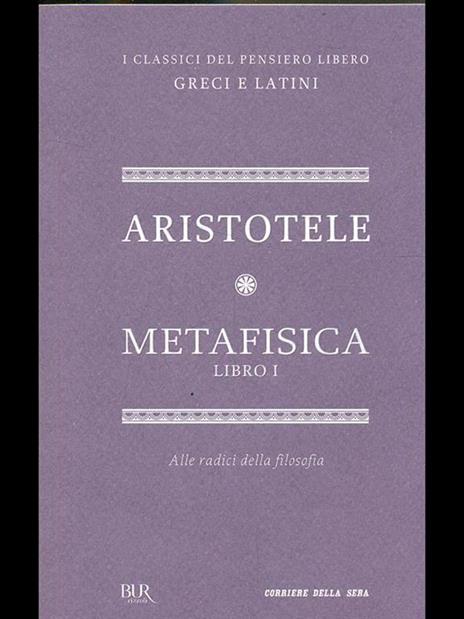 Metafisica. Libro I - Aristotele - 4