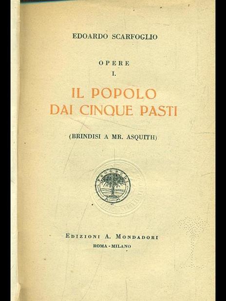 Il popolo dai cinque pasti - Edoardo Scarfoglio - 2