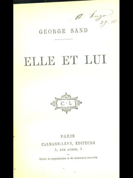 Elle et lui - George Sand - 9