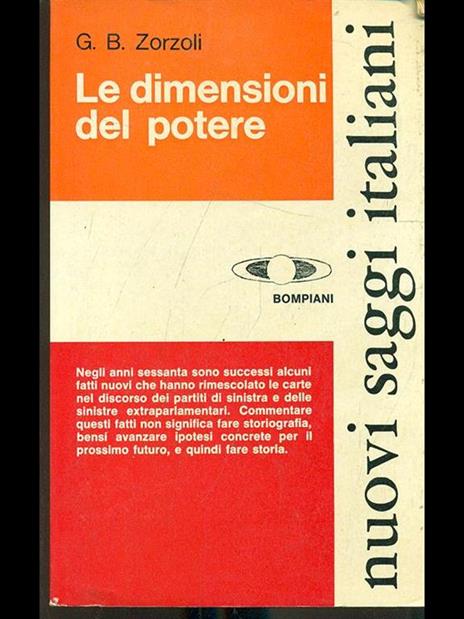 Le dimensioni del potere - copertina