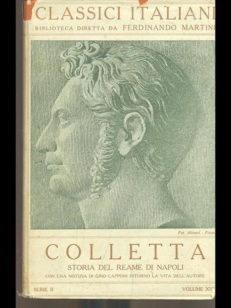 Storia del reame di Napoli Vol. I - Pietro Colletta - 8