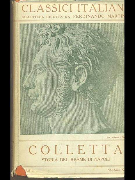 Storia del reame di Napoli Vol. II - Pietro Colletta - copertina