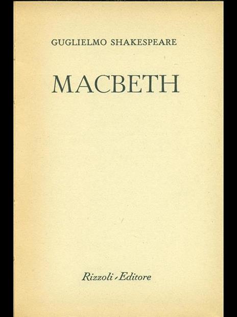 MacBeth - William Shakespeare - 6