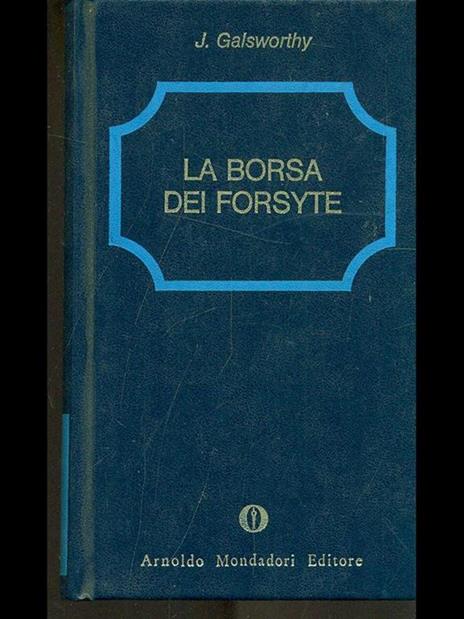 La borsa dei Forsyte - John Galsworthy - copertina