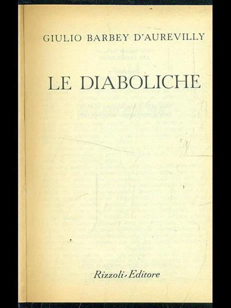 Le diaboliche - Jules-Amédée Barbey d'Aurevilly - 2