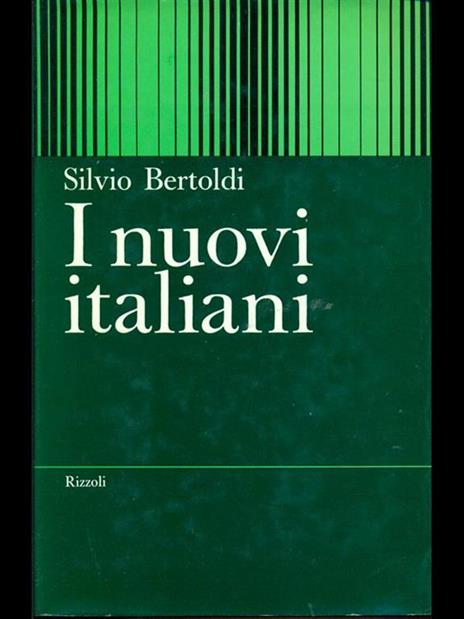 I nuovi italiani - Silvio Bertoldi - copertina