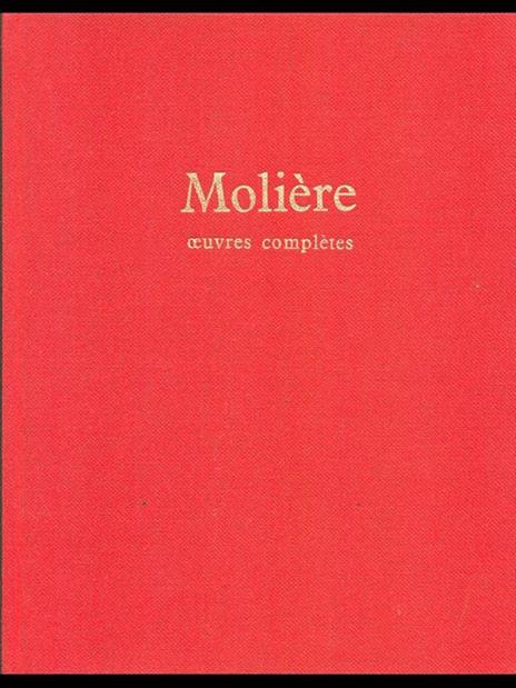 Oeuvres completes - Molière - copertina
