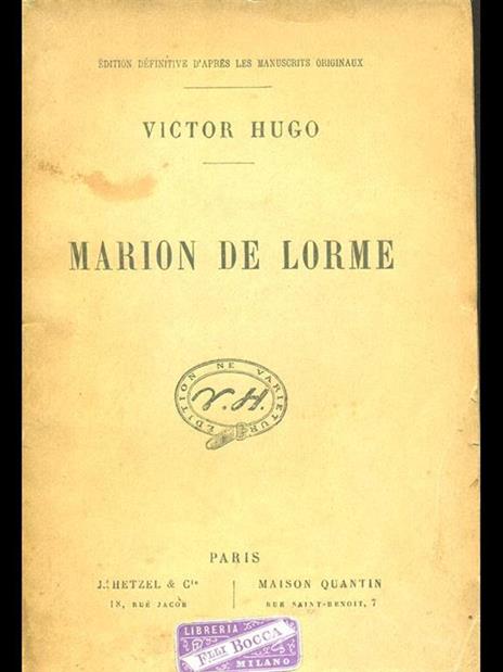 Marion de Lorme - Victor Hugo - 3