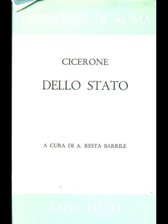 Dello Stato - M. Tullio Cicerone - 2