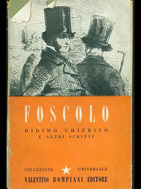 Didimo Chierico e altri scritti - Ugo Foscolo - copertina