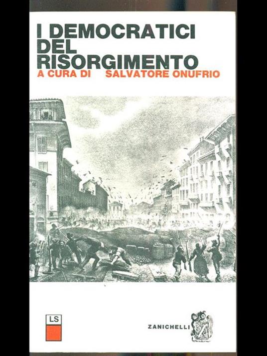 I democratici del Risorgimento - Salvatore Onufrio - copertina