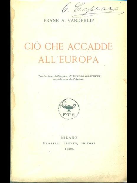 Ciò che accadde all'Europa - 3