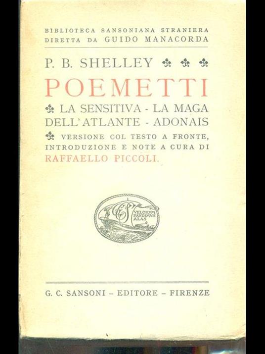 Poemetti - Percy Bysshe Shelley - 7