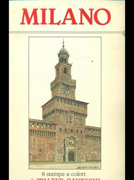 Milano-6 stampe a colori - Walter Gautschi - 2