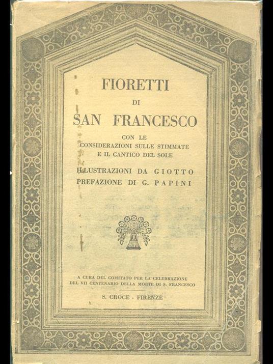 Fioretti di San Francesco - copertina