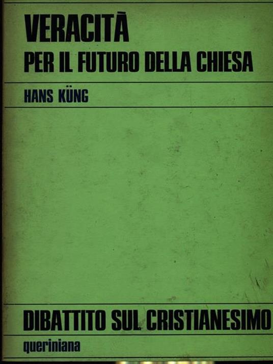 Veracità per il futuro della chiesa - Hans Küng - copertina