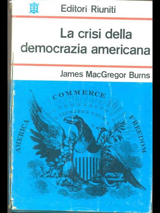 La crisi della democrazia americana - James M. McPherson - copertina