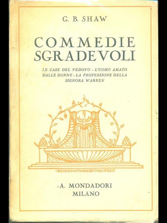 Commedie sgradevoli - George Bernard Shaw - 3