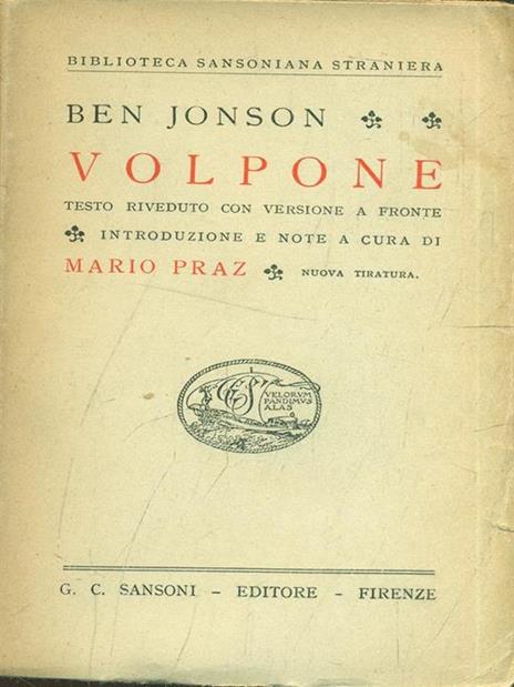 Volpone - Ben Jonson - 7