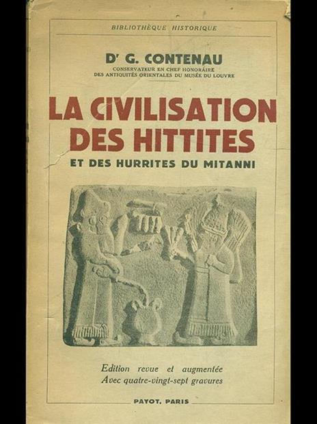 La civilisation des hittites - copertina