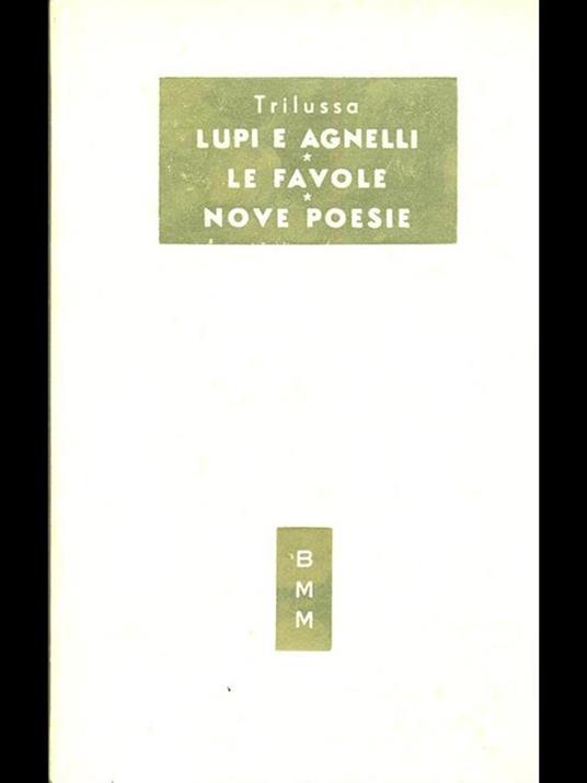 Lupi e agnelli. Le favole- Nove poesie - Trilussa - 3