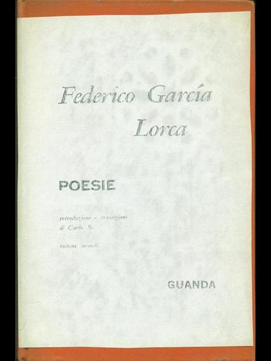 Poesie - Federico García Lorca - 5