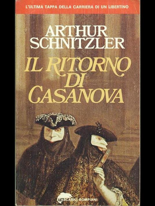 Il ritorno di Casanova - Arthur Schnitzler - copertina
