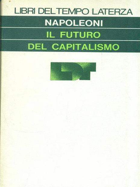 Il futuro del capitalismo - Claudio Napoleoni - copertina