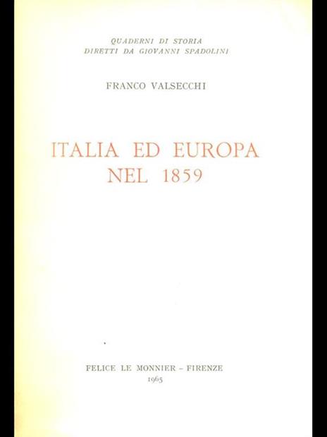 Italia ed Europa nel 1859 - 3