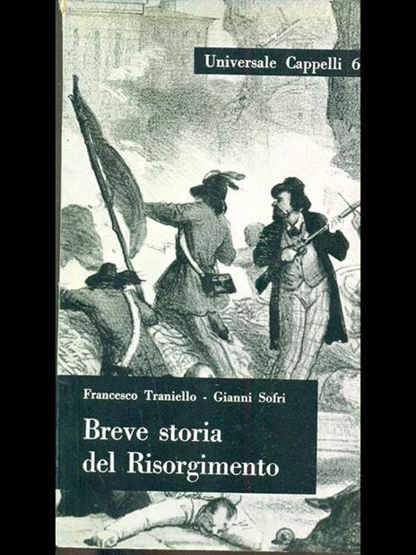 Breve storia del Risorgimento - Francesco Traniello,Sofri - copertina