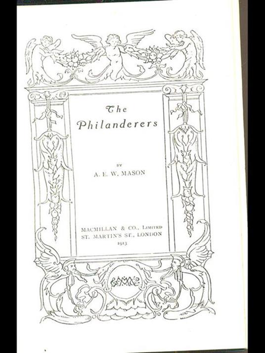 The Philanderers - Alfred E. Mason - copertina