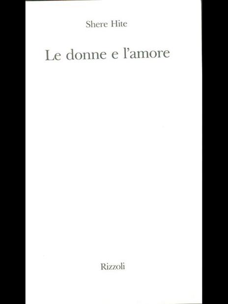 Le donne e l'amore - Shere Hite - 3