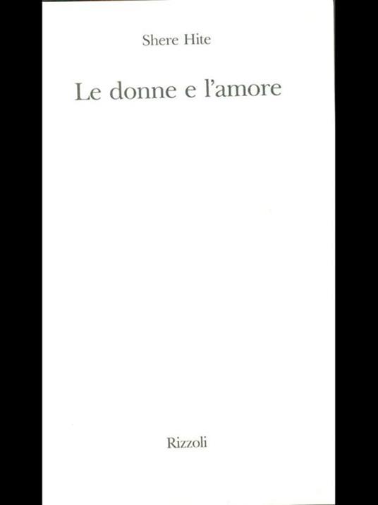 Le donne e l'amore - Shere Hite - 5