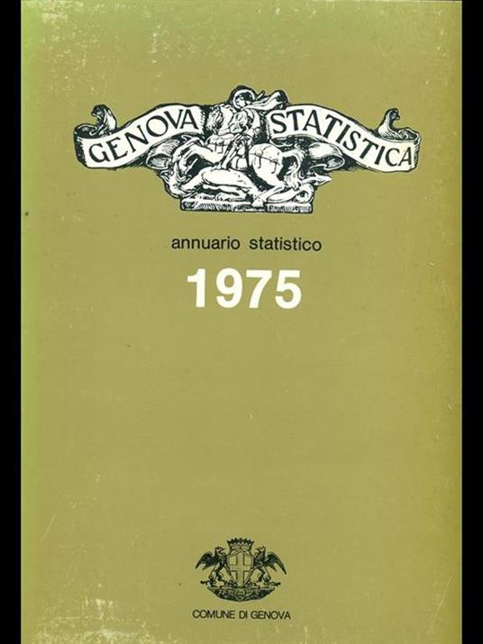 Annuario statistico 1975 - 2