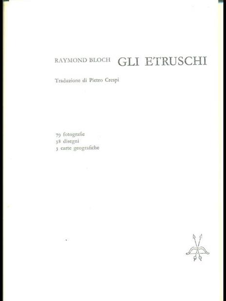 Gli etruschi - Raymond Bloch - copertina