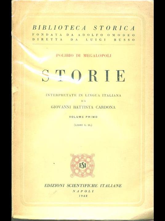 Storie. Vol. I - Polibio - 7