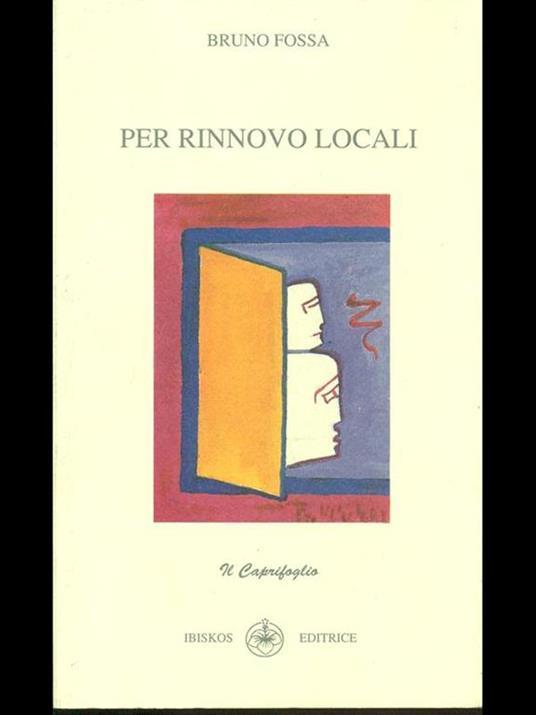 Per rinnovo locali - Bruno Fossa - copertina