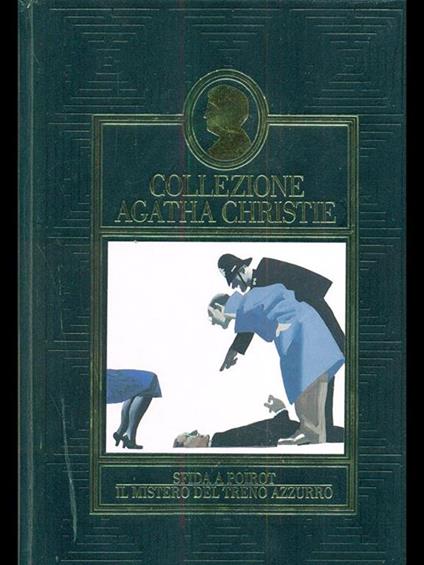 Sfida a Poirot - Il mistero del treno azzurro - Agatha Christie - copertina