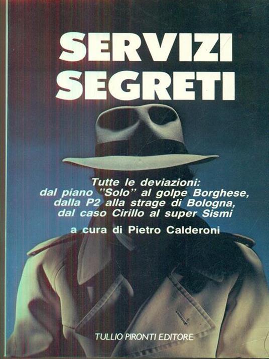 Servizi segreti - Pietro Calderoni - copertina