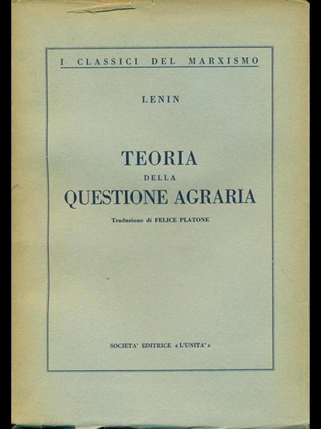 Teoria della questione agraria - Lenin - 5