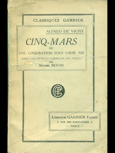 Cinq-Mars - Alfred de Vigny - 2