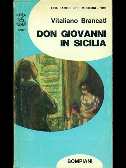 Don Giovanni in Sicilia - Vitaliano Brancati - copertina