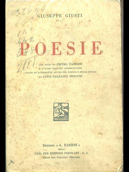 Poesie - Giuseppe Giusti - 3