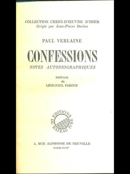 Confessions - Paul Verlaine - 4