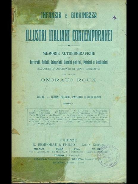 Infanzia e giovinezza di illustri italianicontemporanei - 9