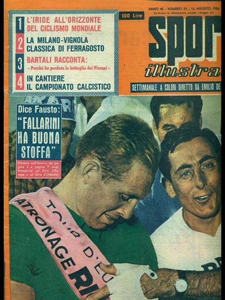 Sport Illustrato Anno 45 n. 31 2 Agosto 1956 - Emiliano De Martino - 6