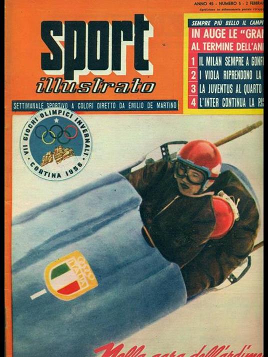 Sport Illustrato Anno 45 n. 6 9 Febbraio 1956 - Emiliano De Martino - 10