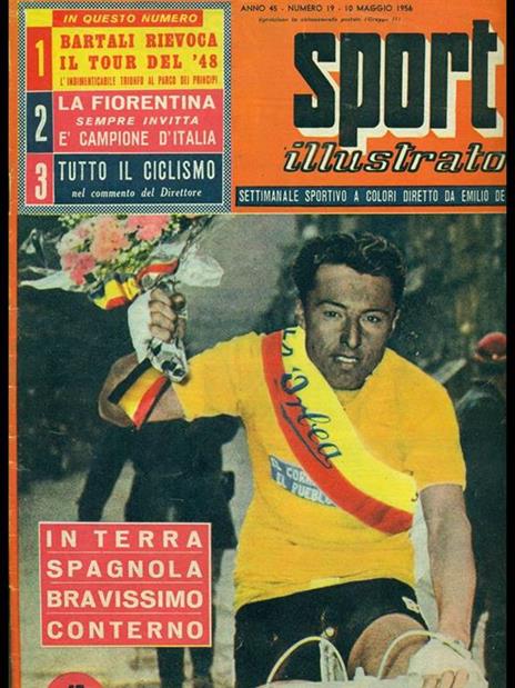 Sport Illustrato Anno 45 n. 5 2 Febbraio 1956 - Emiliano De Martino - copertina
