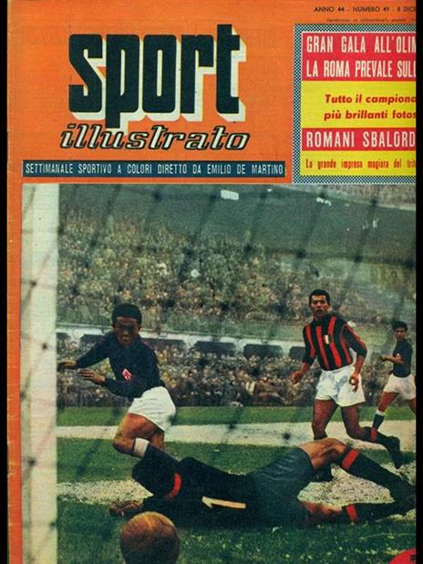 Sport Illustrato Anno 44 n. 50 15 Dicembre 1955 - Emiliano De Martino - copertina